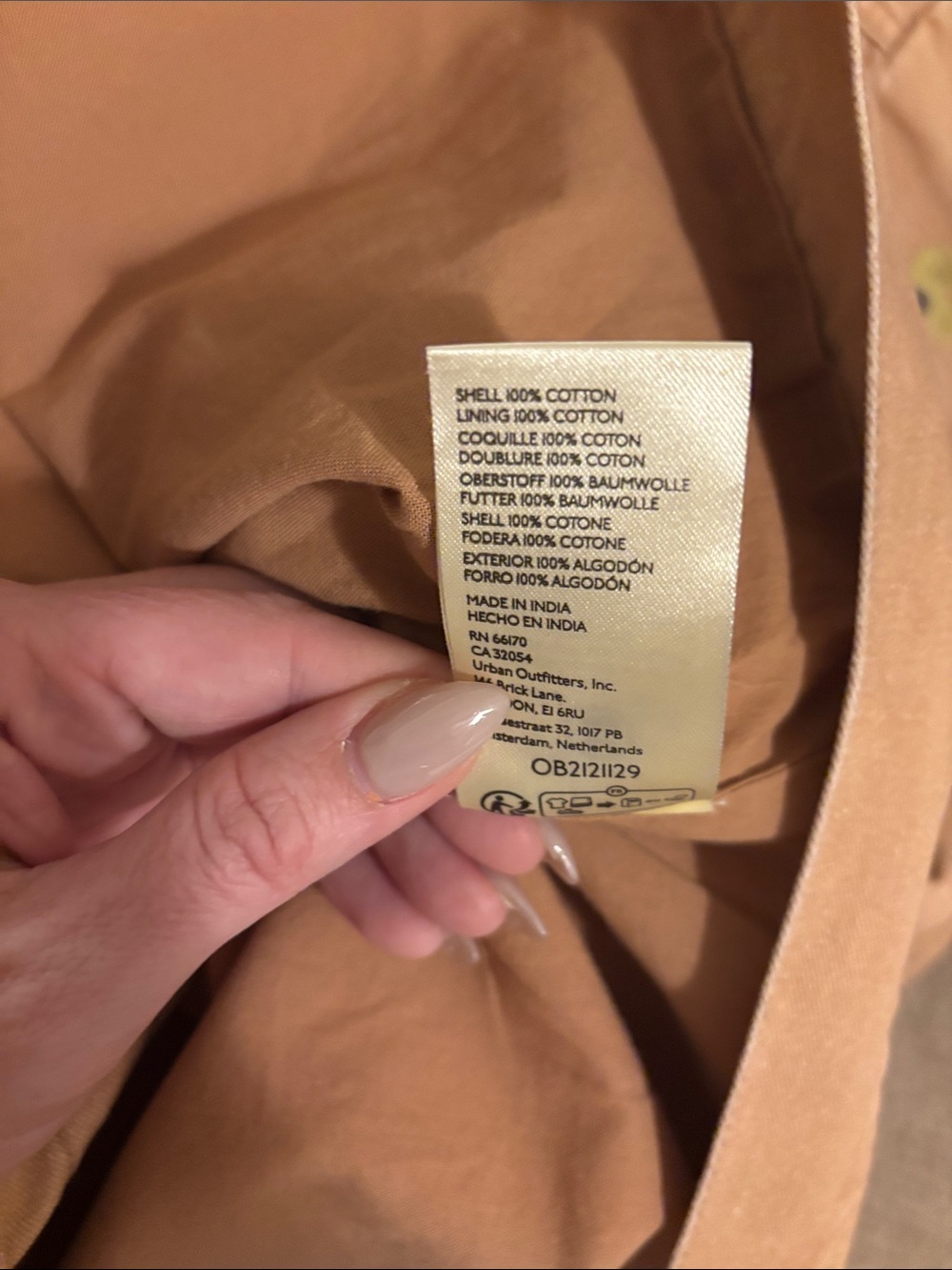We The Free Tan Utility Jacket with Multicolor Embroidery - Picture 15 of 15